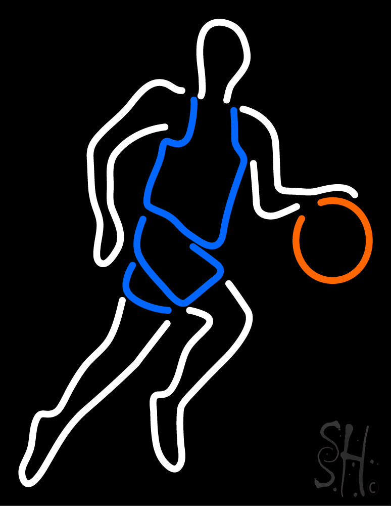 Basketball Player Neon Sign | Sports Neon Signs - Every ...