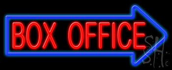 Box Office Neon Sign