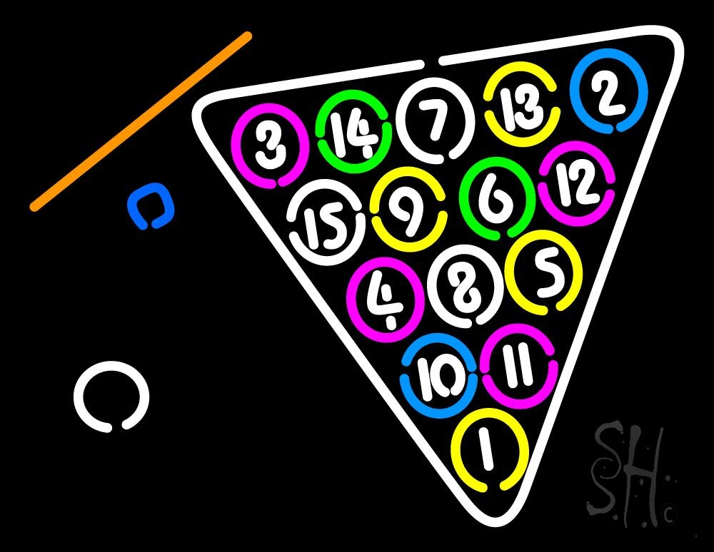 Billiard Neon Sign Pool Neon Signs Every Thing Neon