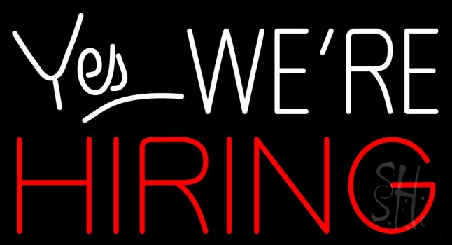 yes we are hiring