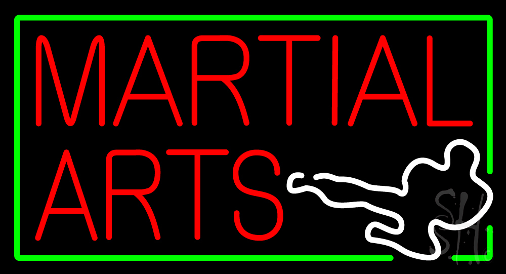 Martial Arts LED Neon Sign Sports Neon Signs Everything Neon